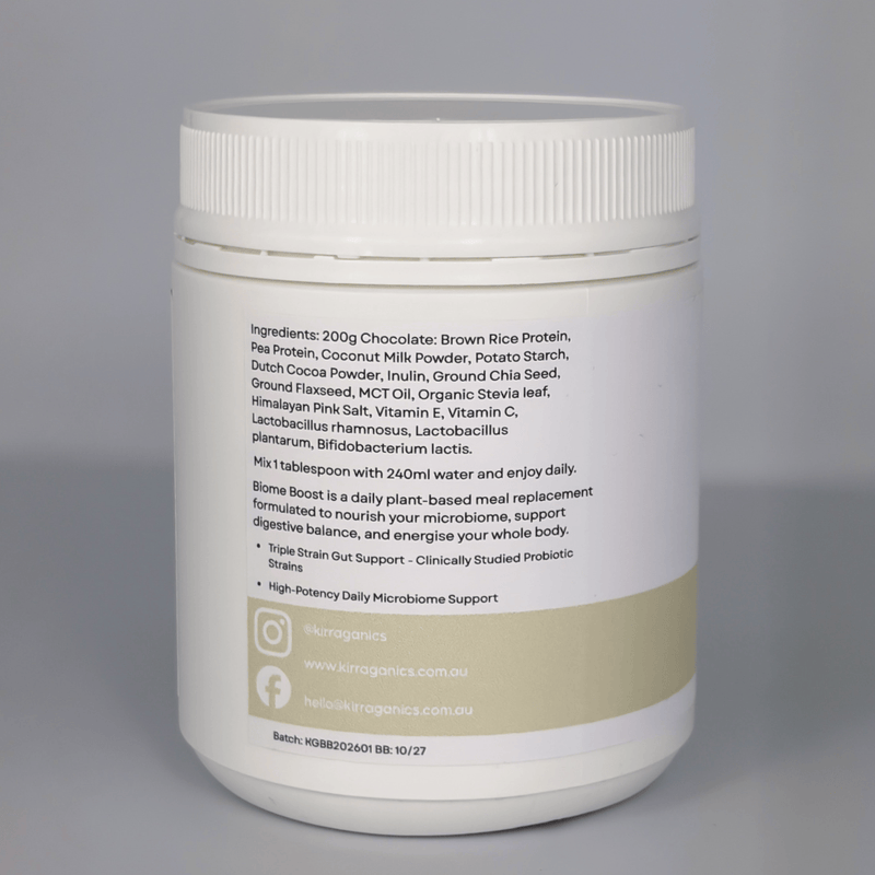 Biome Boost - Plant-Based Probiotic Shake Powder with Omega-3s